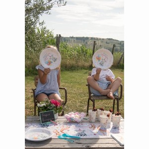 TAL��KY pap�rov� Slon s balonky 22,5cm 10ks