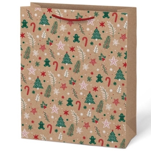 Ta�ka kraftov� v�no�n� mix 26x32 cm