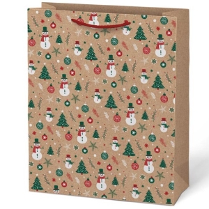 Ta�ka kraftov� v�no�n� mix 26x32 cm