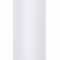 Tyl b�l� 15cm/9m
