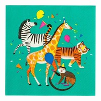 UBROUSKY pap�rov� Animal Party 33x33cm 20ks