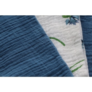 Ubrousky bavln�n� s modr�mi chrpami 40x40cm 4ks