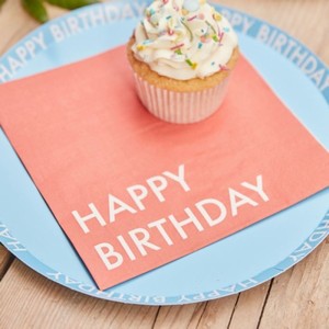 Ubrousky pap�rov� "Happy birthday" 16ks