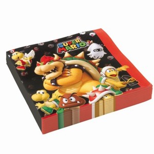 UBROUSKY pap�rov� Super Mario 33x33cm 20ks