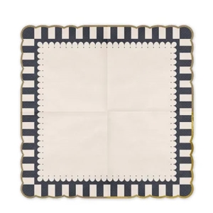 Ubrousky pap�rov� �erno-b�ov� 33x33cm 12 ks