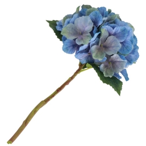 Um�l� modr� hortenzie na stonku 35cm