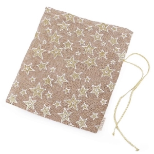 V�no�n� d�rkov� pytl�k 22x27 cm re�n� p��rodn� zlat� 1 ks
