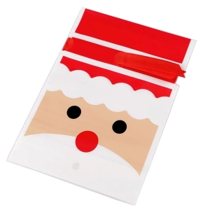 S��ek v�no�n� se stuhou Santa 12x17 cm 1 ks