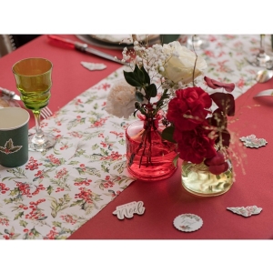 V�za sklen�n� �erven� 9 x 11 cm