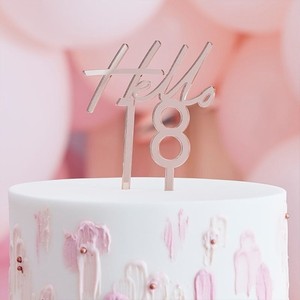 Z�PICH do dortu Hello 18 Rose Gold