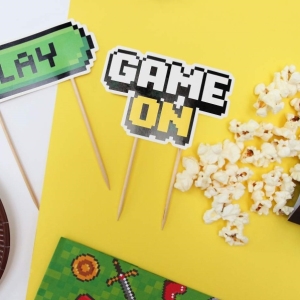 Z�pich na dort Game On Party 10 cm