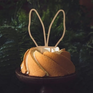 Z�pich na cupcakes Kr�li�� u�i, d�ev�n� 20 cm