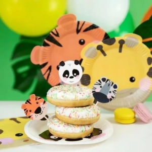 Z�pichy na dorty a cupcakes Zv���tka ze ZOO 9,5 cm 8 ks