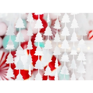 Z�v�s v�no�n� stromky, st��brn�, 100 x 245 cm