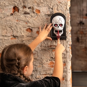 Zvonek halloweensk� lebka