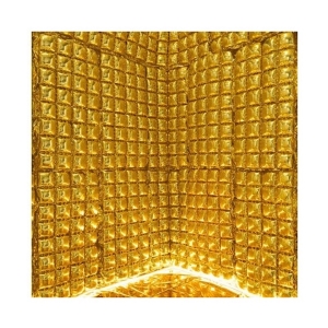 Pozad� f�liov� bal�nov�, zlat� 55x110 cm