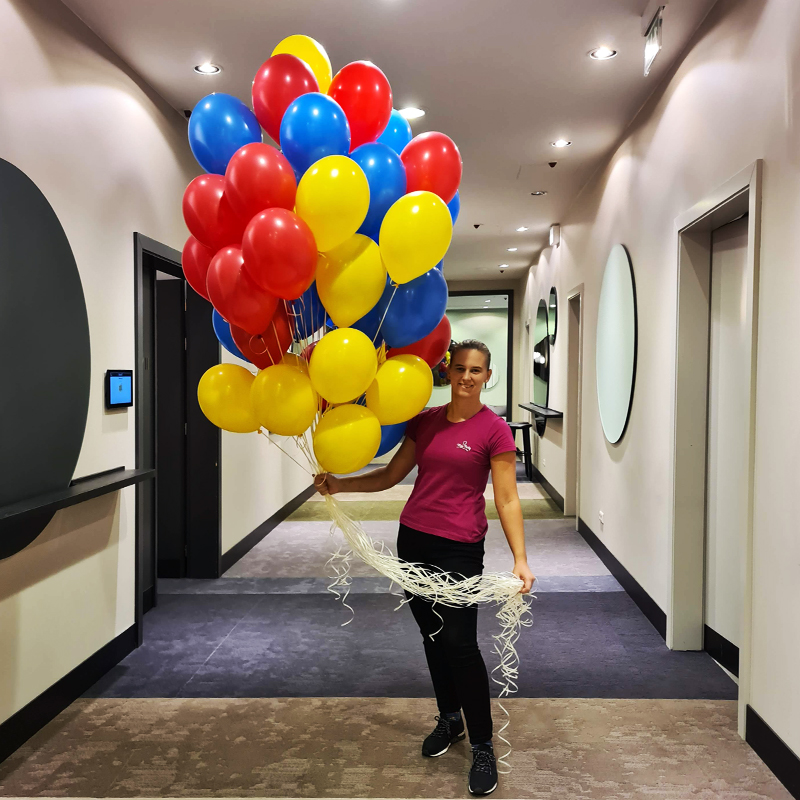 Barevn� balonky