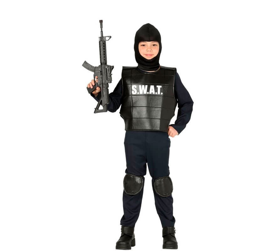 KOST�M d�tsk� Policie Zvl�tn� jednotka SWAT vel.5-6 let