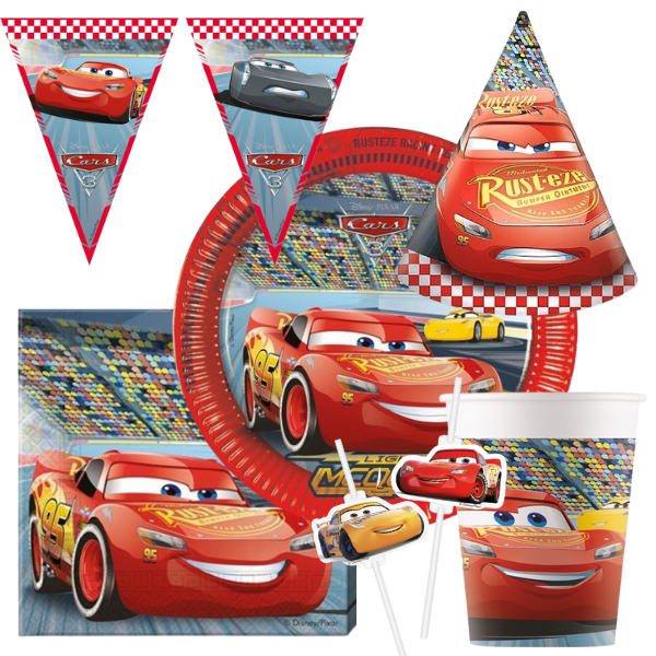 Party set - Cars, pro 6 osob
