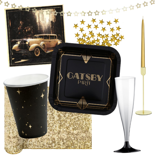 Party set - Velk� Gatsby pro 10 osob