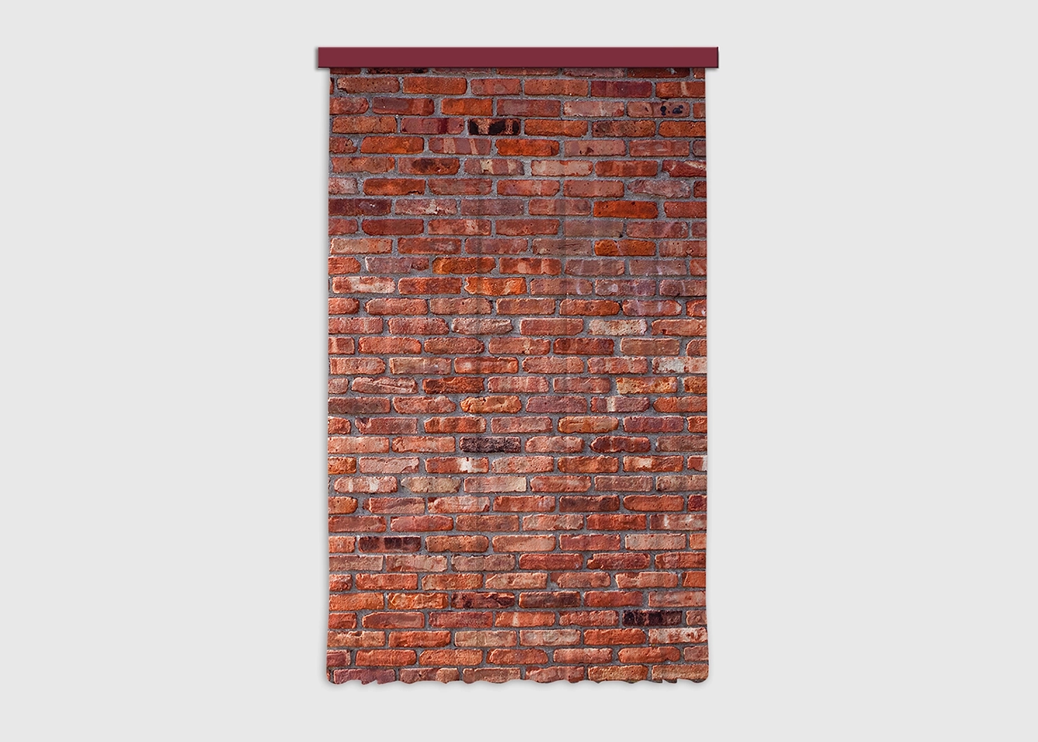Dekorativn� z�v�s �erven� Cihly | 140 x 245 cm | FCPL 6501