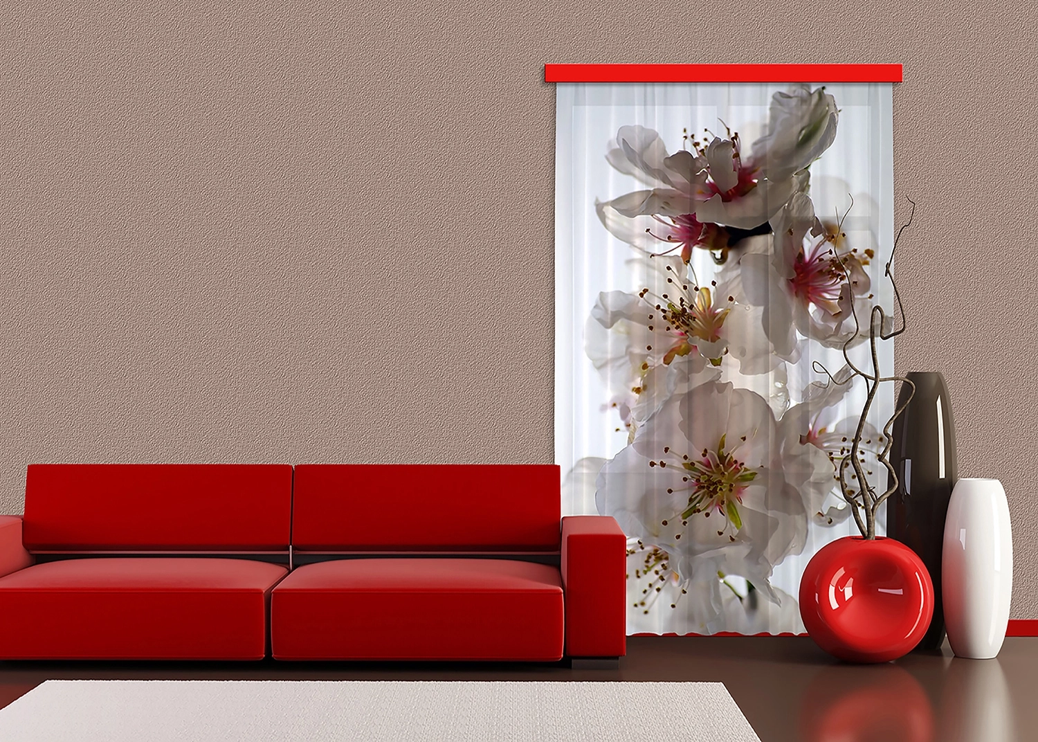 Dekorativn� z�v�s Kv�ty | 140 x 245 cm | FCPL 6506