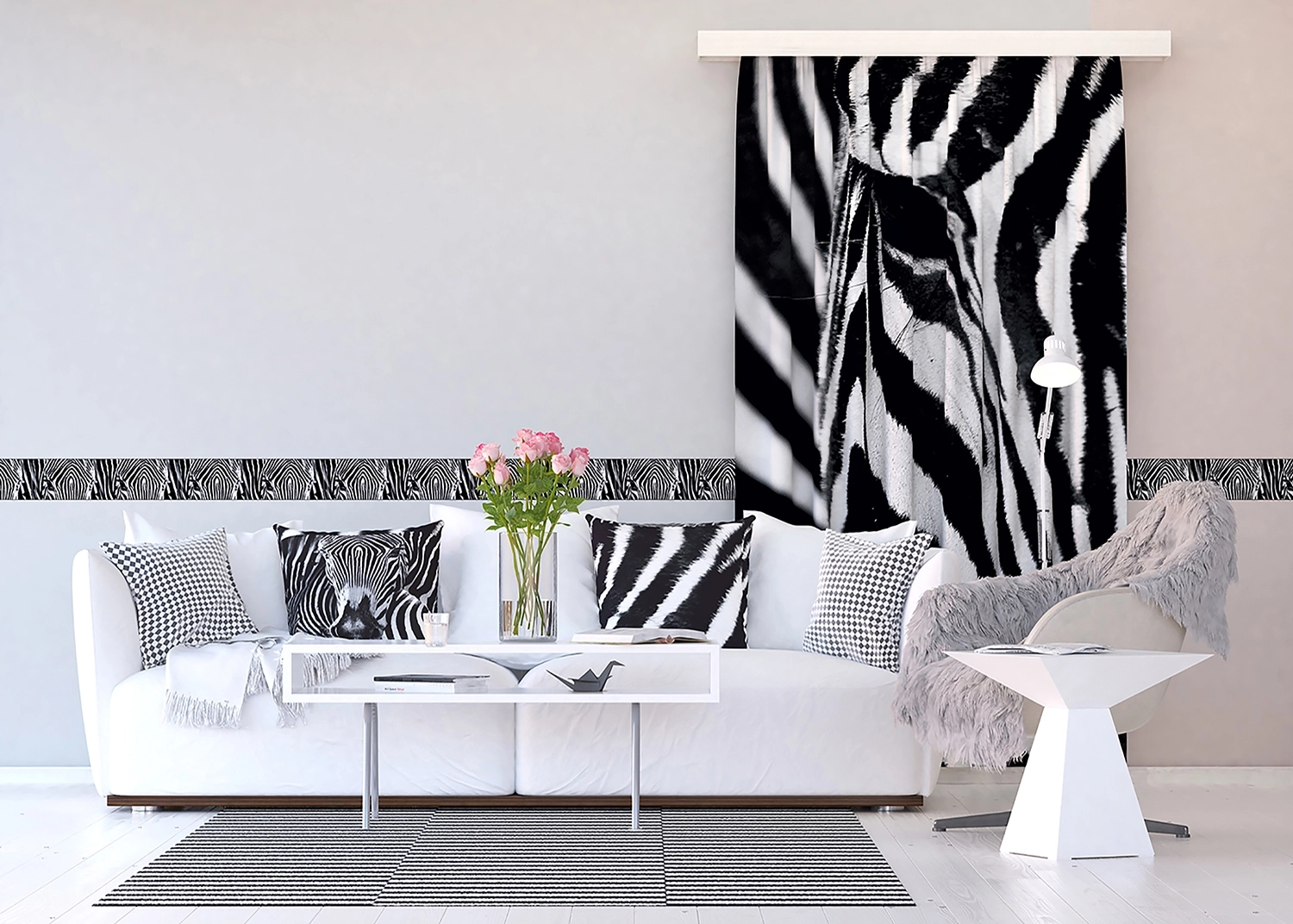 Dekorativn� z�v�s Zebra | 140 x 245 cm | FCPL 6519