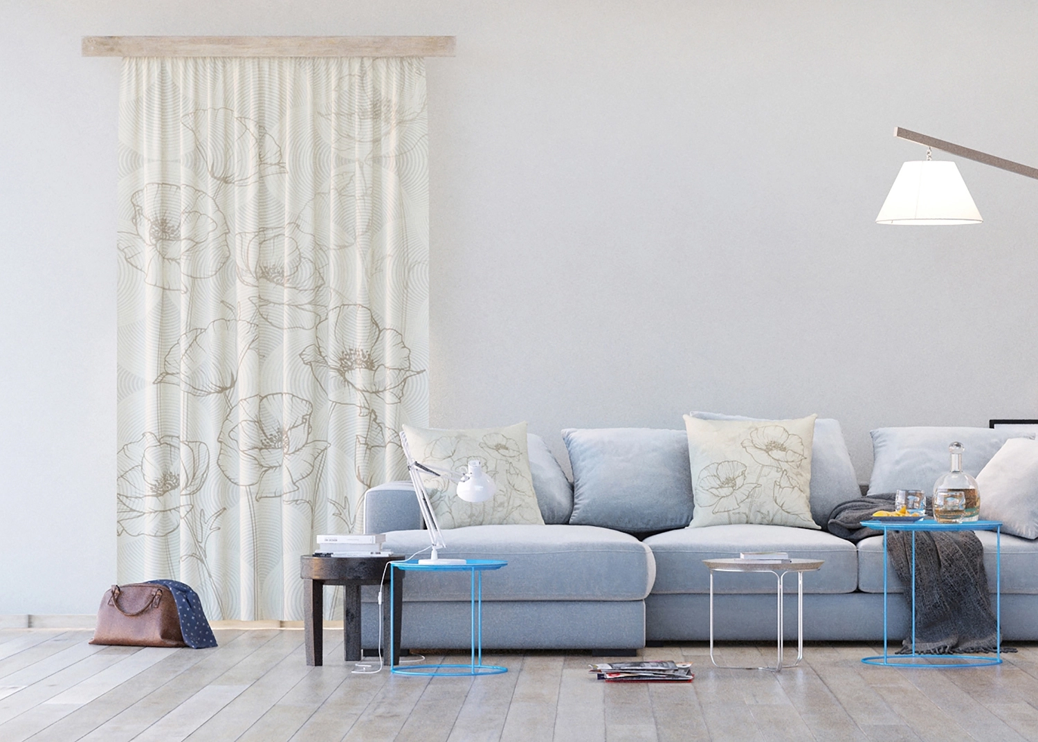 Dekorativn� z�v�s Kv�tiny | 140 x 245 cm | FCPL 6590