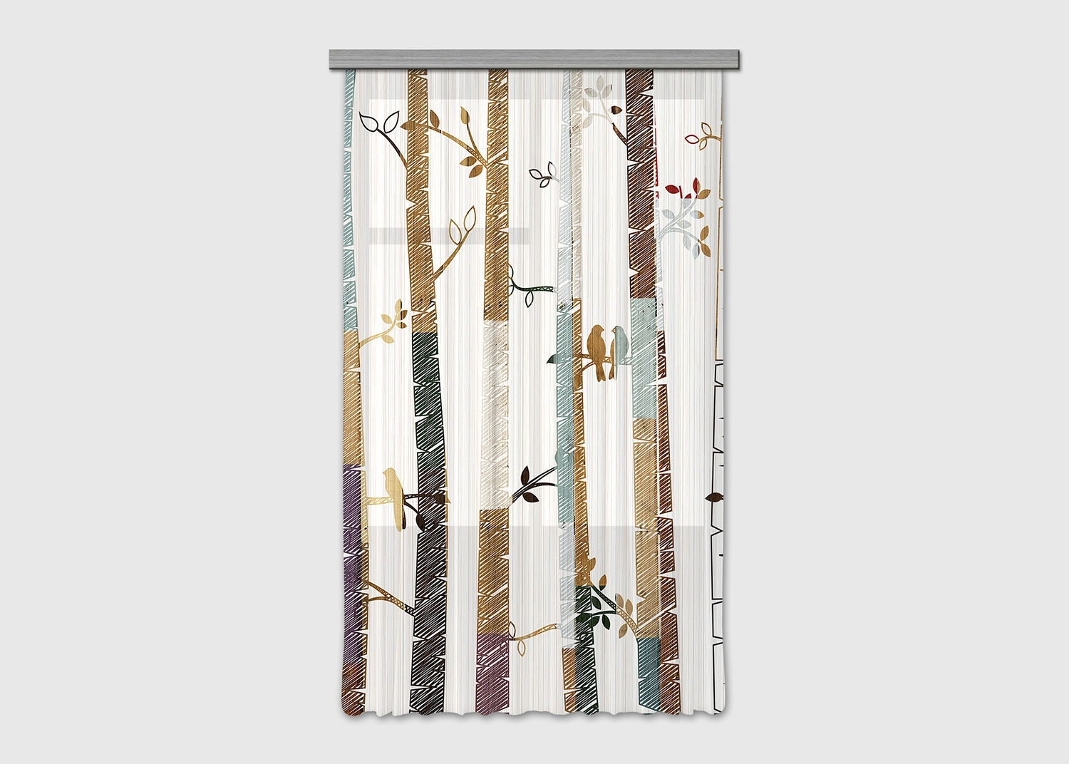 Dekorativn� z�v�s Stromy | 140 x 245 cm | FCSL 7596