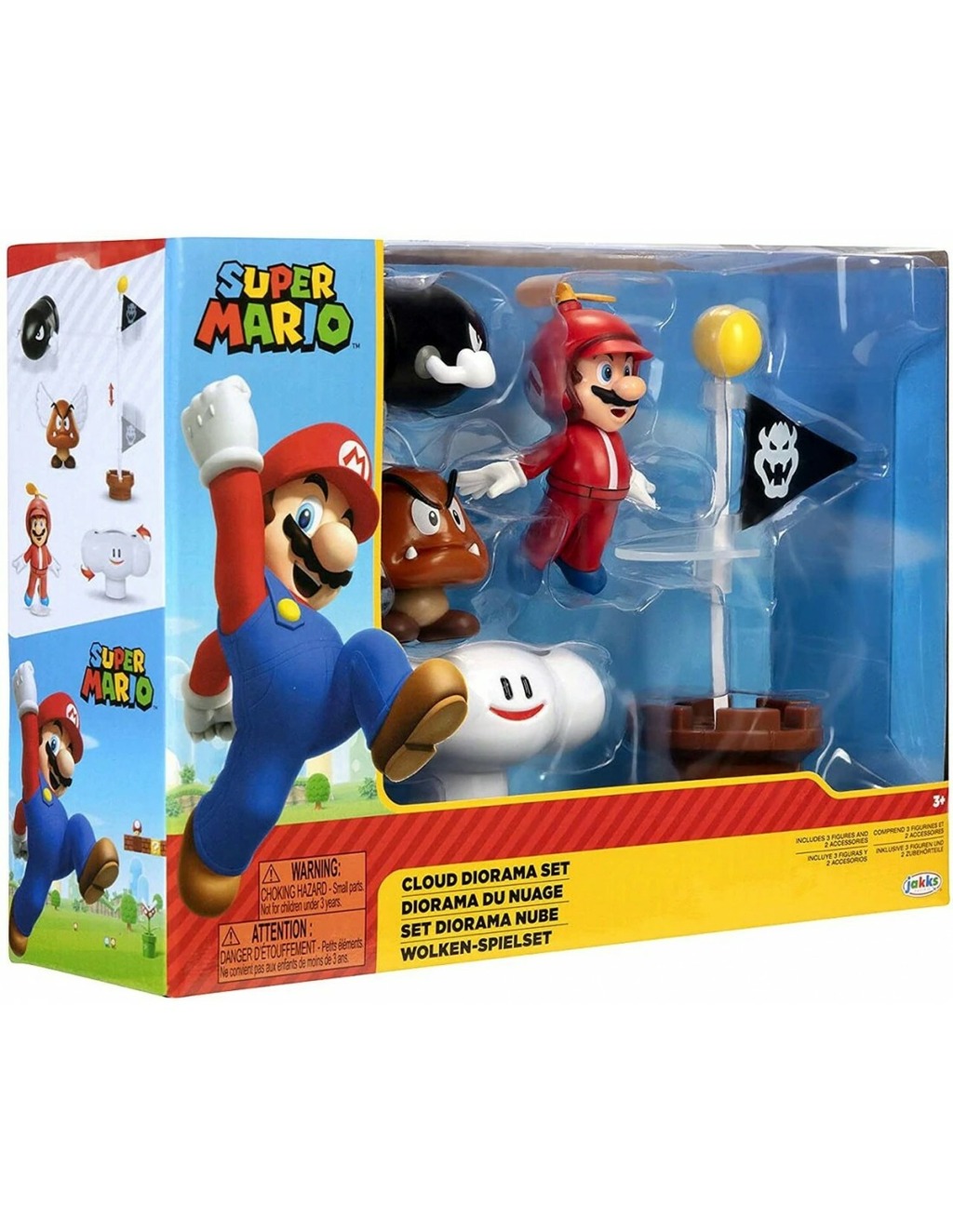 Hern� sada Cloud s figurkami Super Mario 6 cm