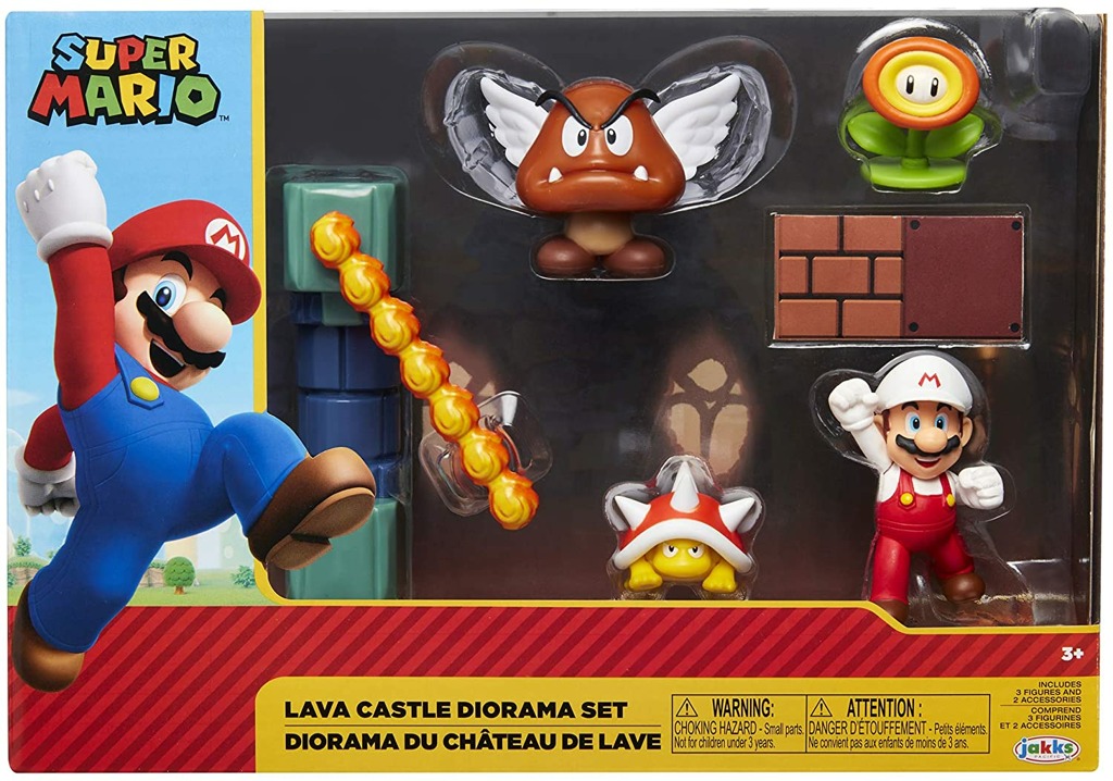 Hern� sada Lava s figurkami Super Mario 6 cm
