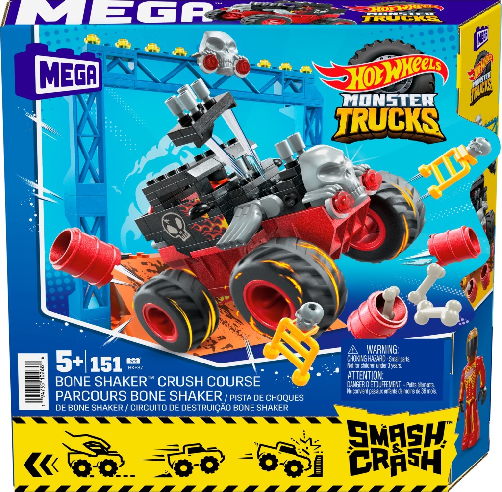 Mega construx Hot Wheels monster trucks drti� Bone Shaker