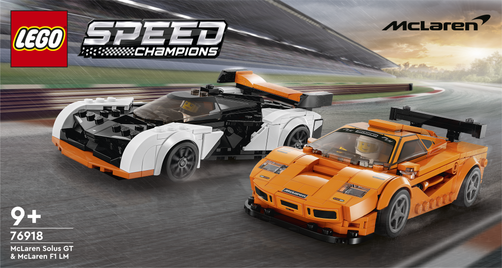LEGO� Speed Champions 76918 McLaren Solus GT a McLaren F1 LM