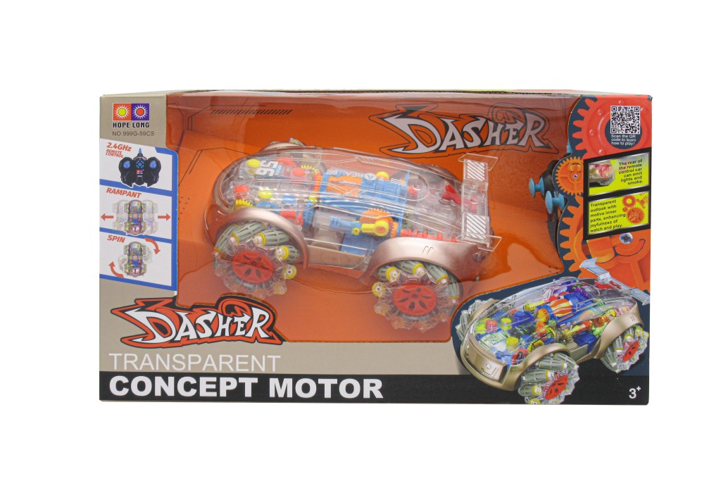Auto s efektem kou�e RC