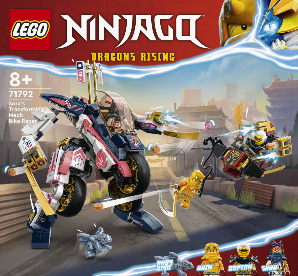 LEGO� NINJAGO� 71792 Sora a jej� transforma�n� motorobot
