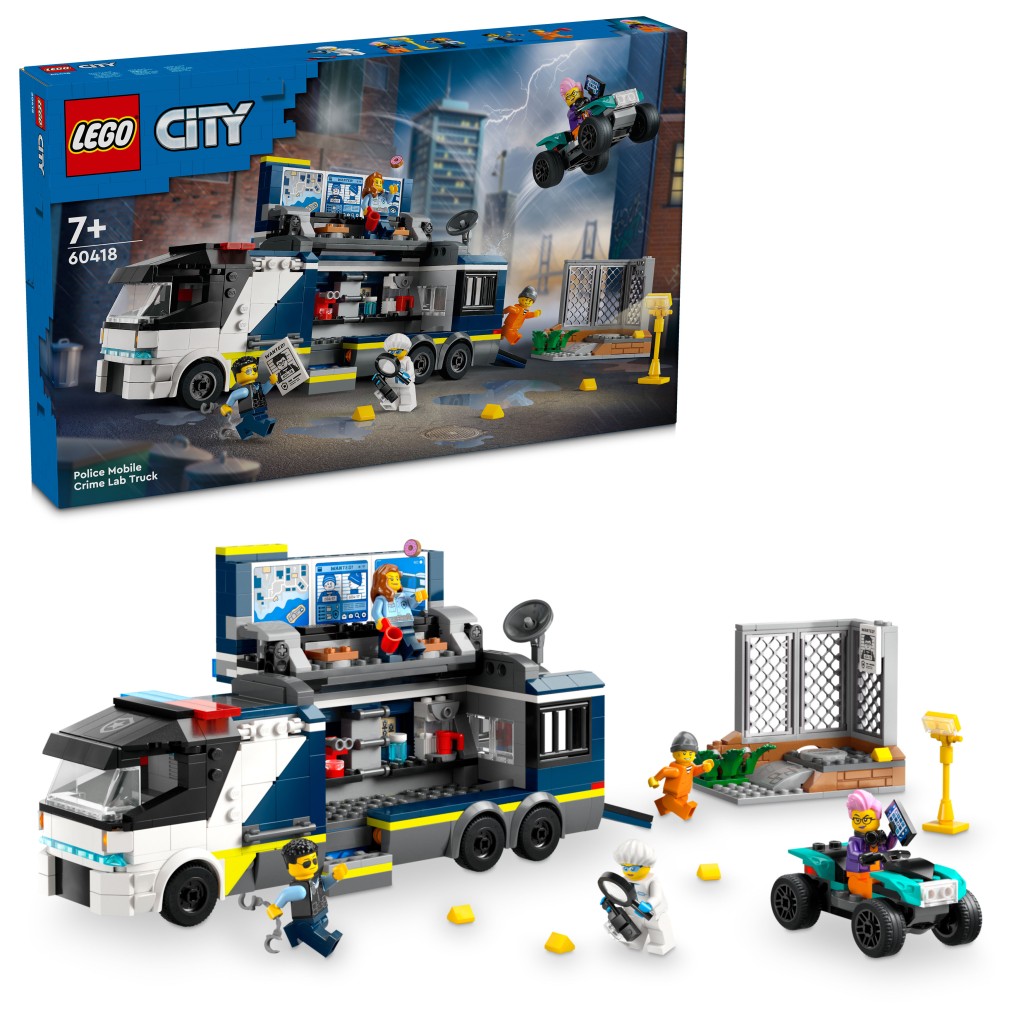 LEGO� City 60418 Mobiln� kriminalistick� laborato� policist�