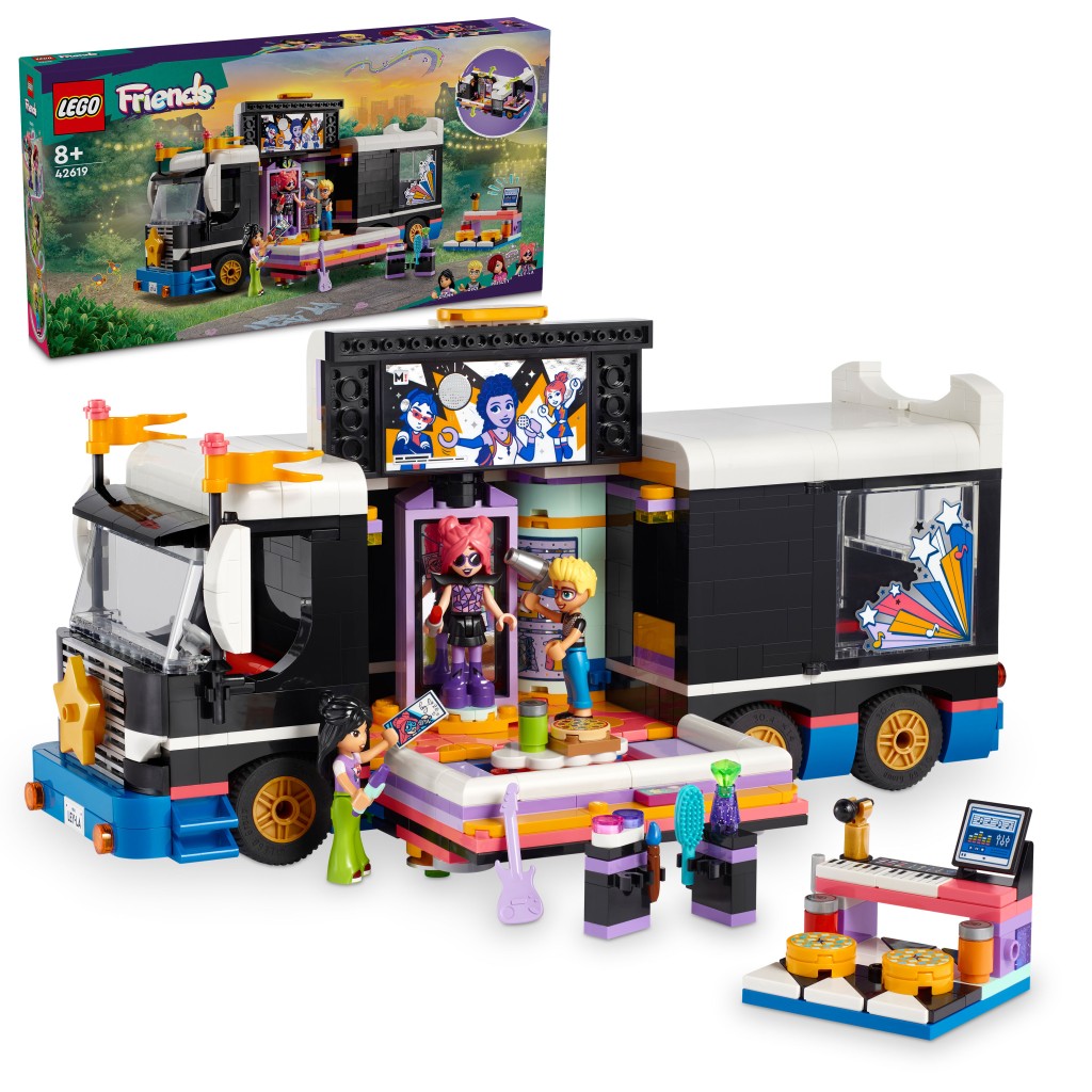 LEGO� Friends 42619 Autobus pro turn� popov�ch hv�zd