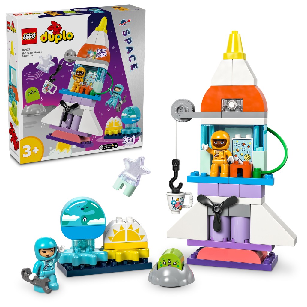 LEGO� DUPLO� 10422 Vesm�rn� dobrodru�stv� s�raketopl�nem 3 v 1