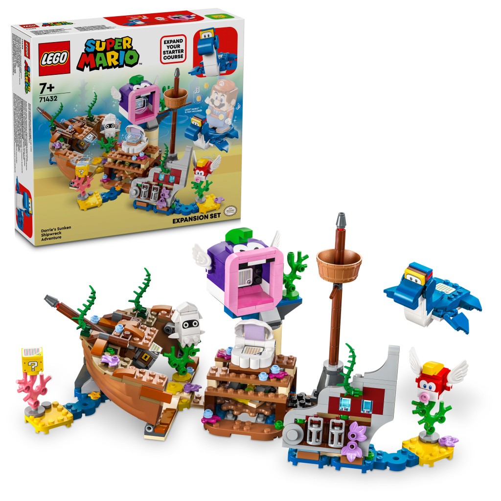 LEGO� Super Mario� 71432 Dorrie a dobrodru�stv� ve vraku lodi � roz�i�uj�c� set