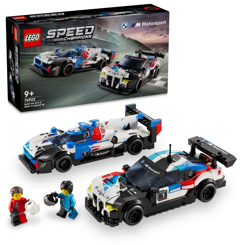 LEGO� Speed Champions 76922 Z�vodn� auta BMW M4 GT3 a BMW M Hybrid V8