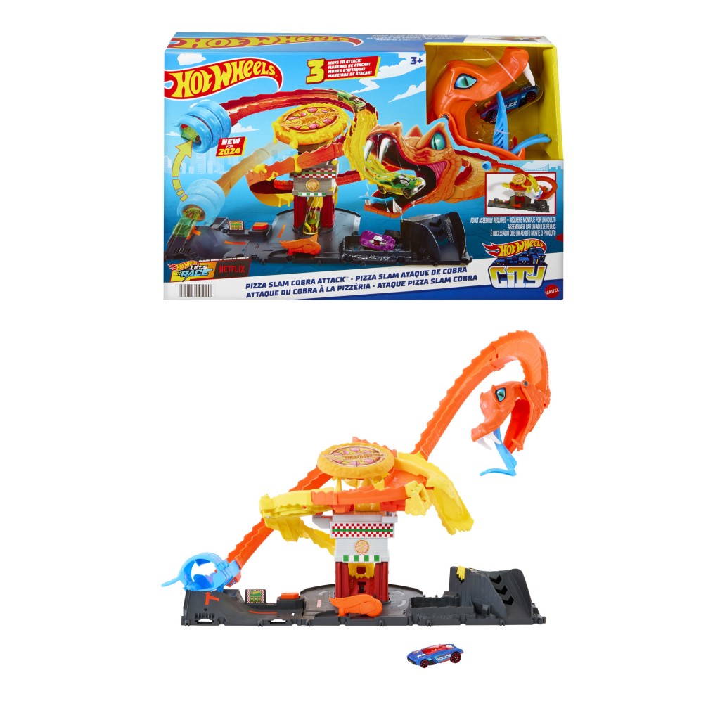 Hot Wheels city hladov� kobra �to�� na pizzerku