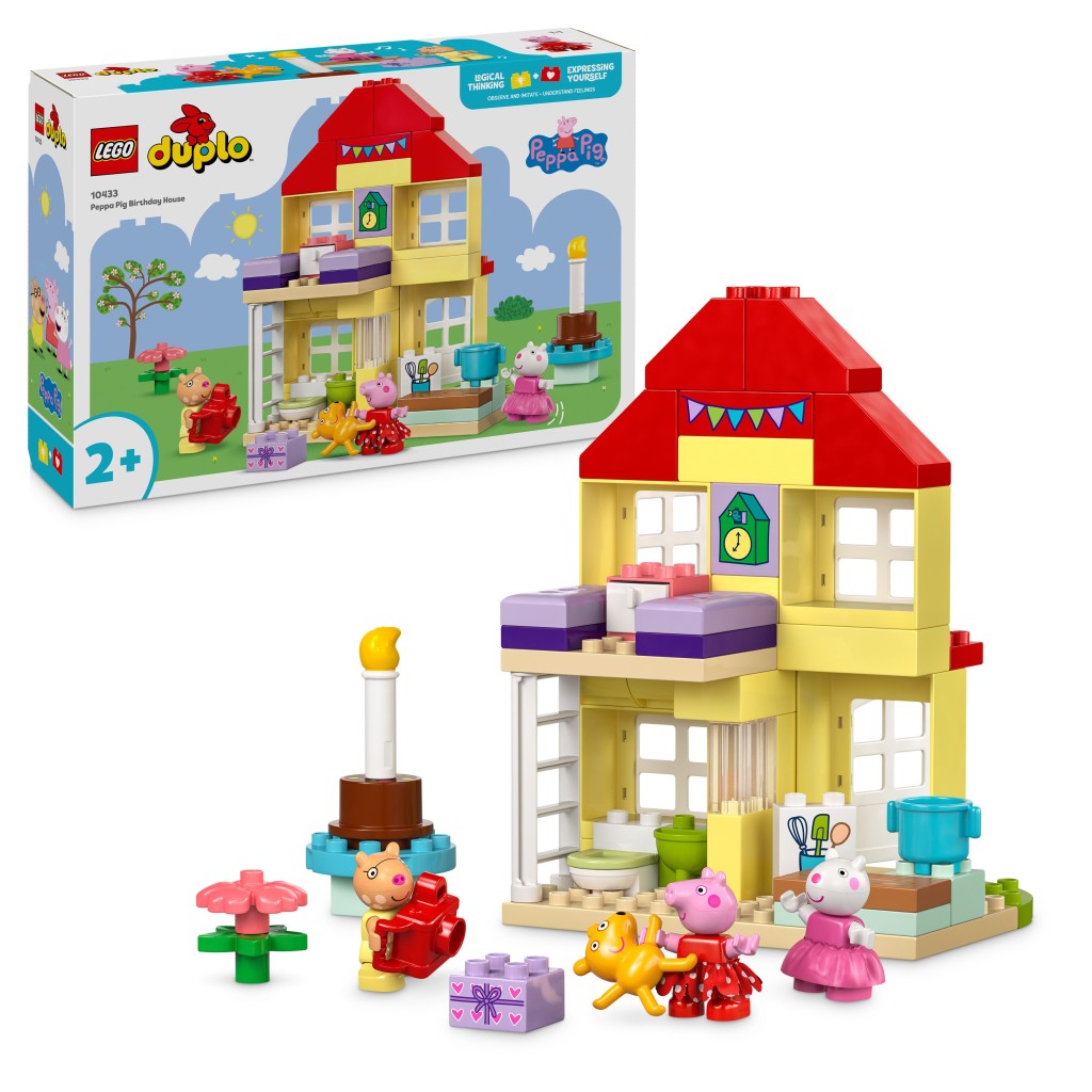 LEGO� DUPLO� 10433 Pras�tko Peppa a narozeninov� d�m