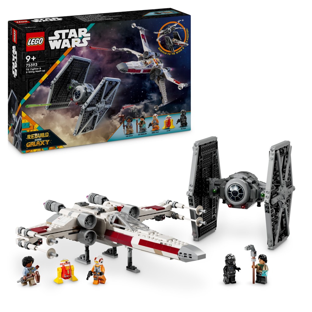 LEGO� Star Wars� 75393 St�ha�ka TIE a X-wing � kombinovan� stavebnice