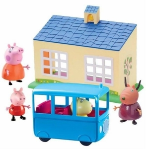 Hrac� sada �kola a �koln� autobus Pras�tko Peppa