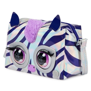 Purse Pets Metalick� interaktivn� kabelka zebra