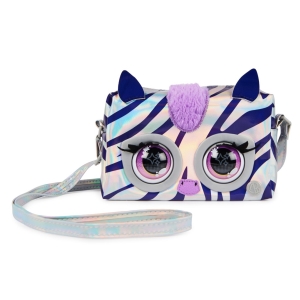 Purse Pets Metalick� interaktivn� kabelka zebra