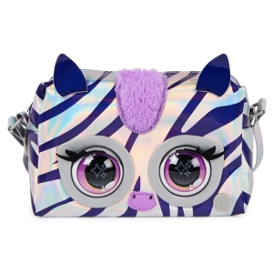 Purse Pets Metalick� interaktivn� kabelka zebra
