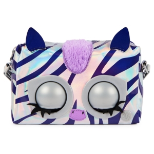 Purse Pets Metalick� interaktivn� kabelka zebra