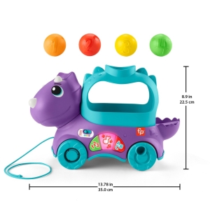 Fisher price hraj�c� dino s vyskakuj�c�mi m��ky
