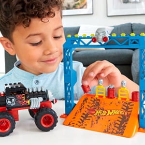 Mega construx Hot Wheels monster trucks drti� Bone Shaker